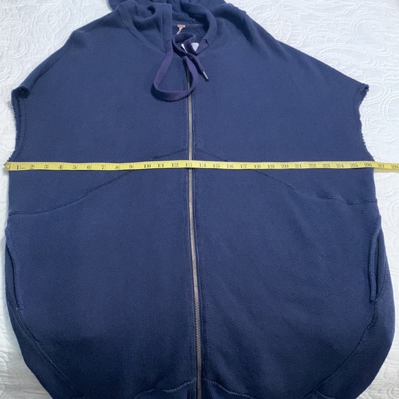 NEW Free People Zip Up Duster Hoodie Size Medium - Picture 14 of 16